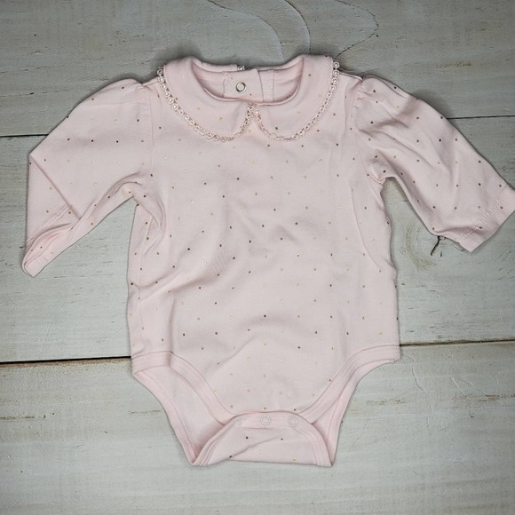 Little Me Bodysuit and Dress Set Pink 3 Month - Picture 3 of 8